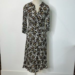 Ba&sh Stained Glass Pattern Midi Dress